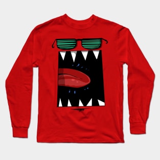 COOL SHADES.  BIG MOUTH. Long Sleeve T-Shirt